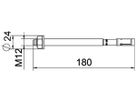 Bolzenanker BET BZ3 M12×180mm (30…105mm) Stahl