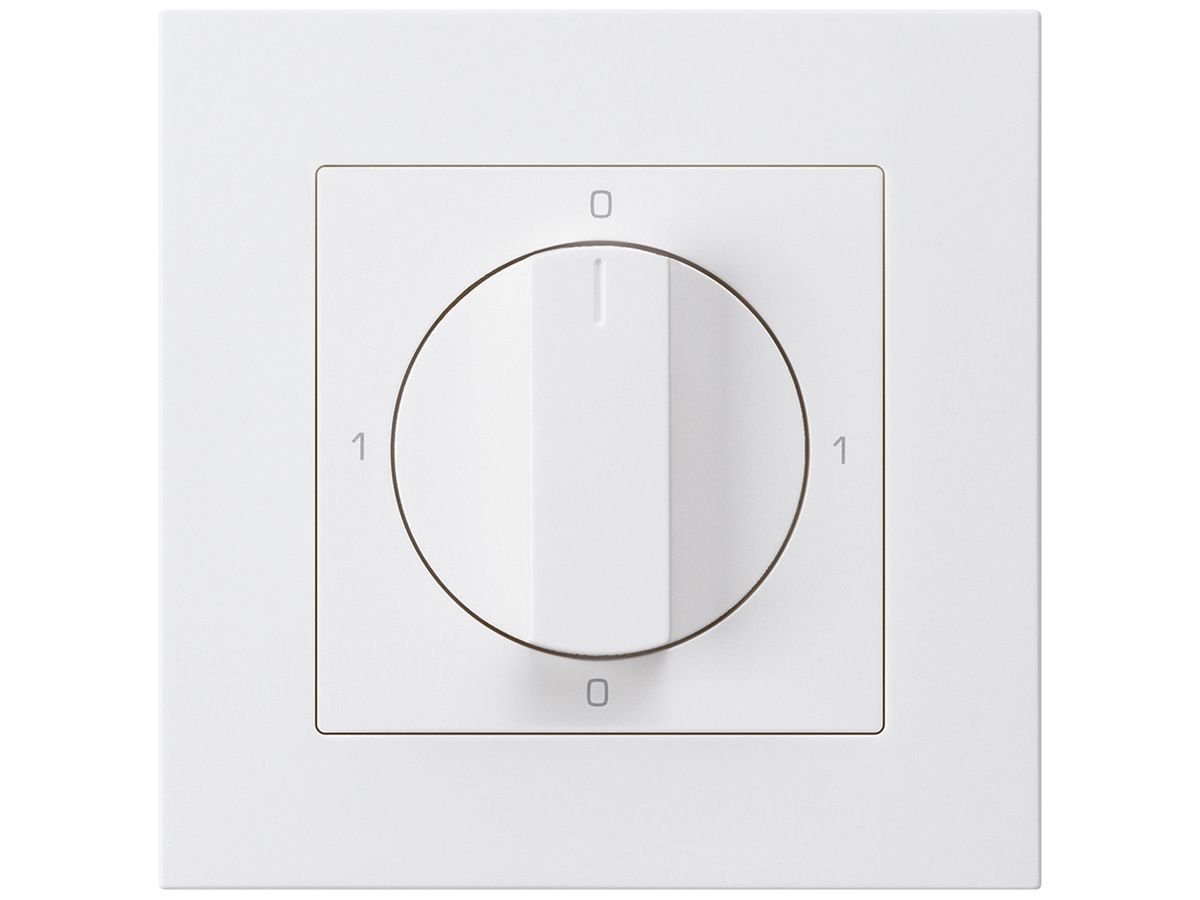 UP-Drehschalter kallysto.pro 0/3L weiss mit Drehgriff