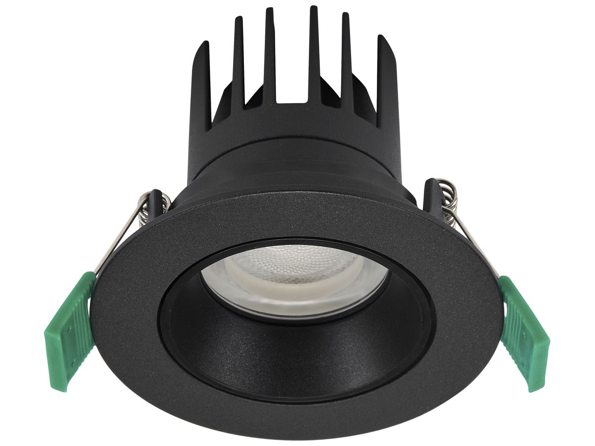 EB-LED-Spot Sylvania Tucana 8.5W 825lm 2700…4000K IP44 MB DALI Ø68mm schwarz