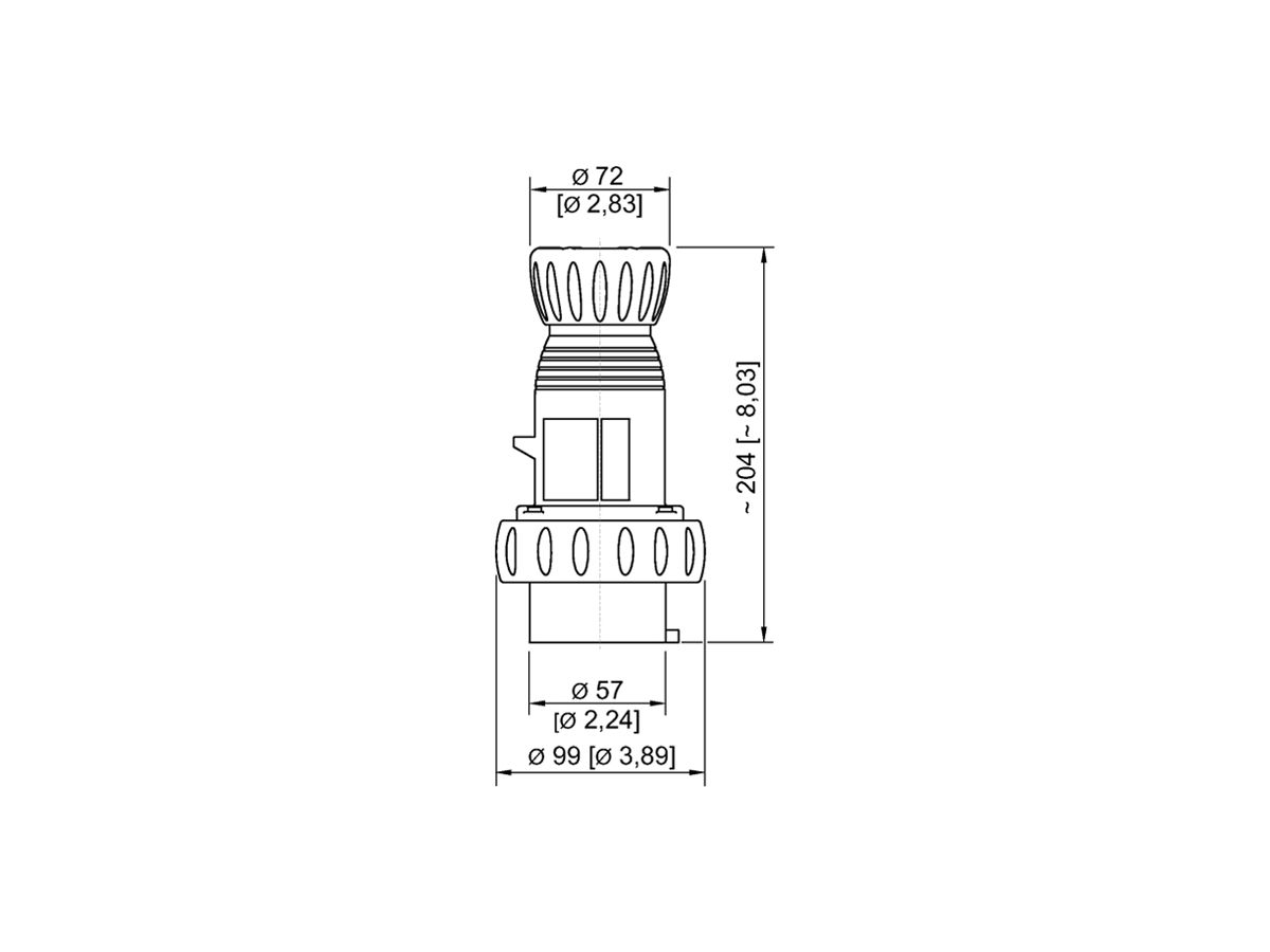 Stecker 7571 4L 32A 415V
