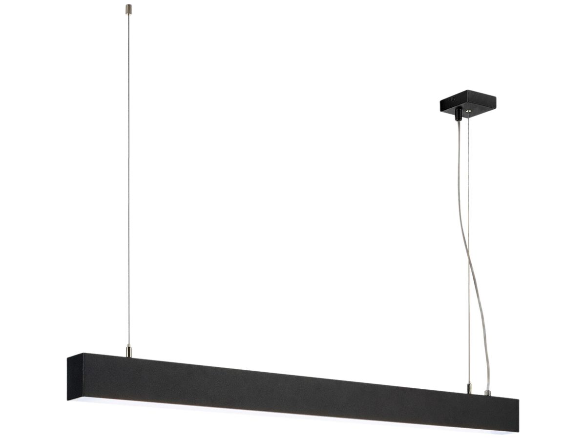 LED-Pendelleuchte SLV GLENOS PD 43W 3300lm 4000K 1m schwarz