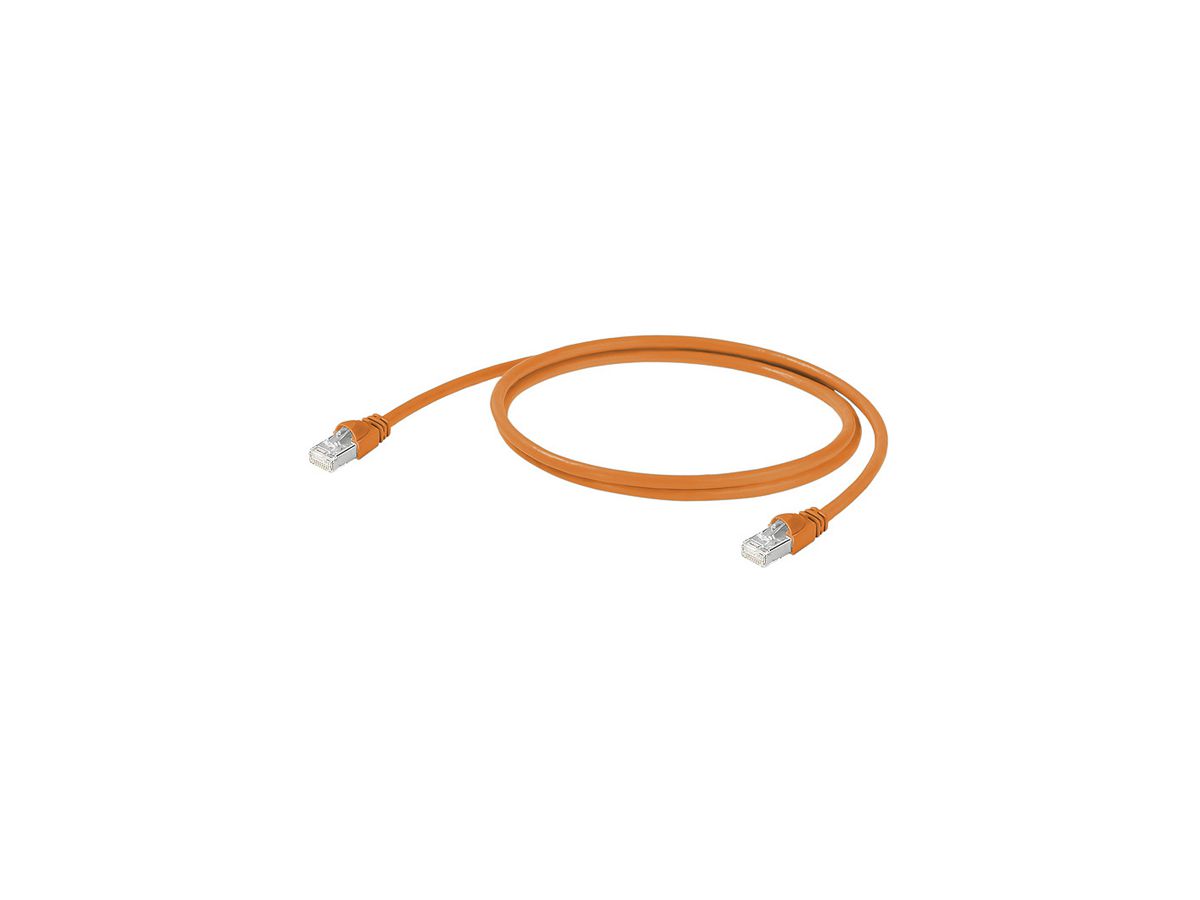 Patchkabel RJ45 Weidmüller SmartMetering, Kat.5e SF/UTP, PVC, orange, 1m