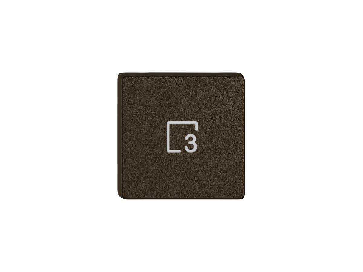 Taste 1/4 EDIZIO.liv Wiser mit SNAPFIX® mit Symbol Szene 3 br