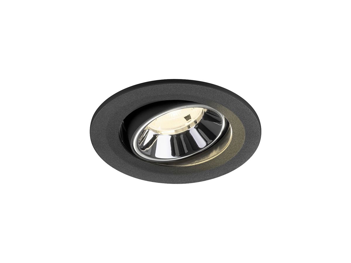 LED-Downlight SLV NUMINOS MOVE S 6.7W 1050lm 4000K NB DALI Ø90 sz/cr