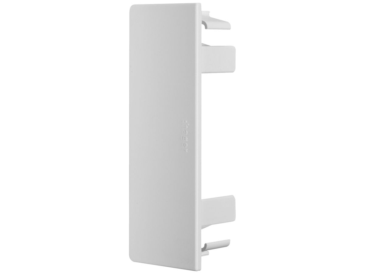Endstück Hager tehalit.LF 110×40mm grau IP30