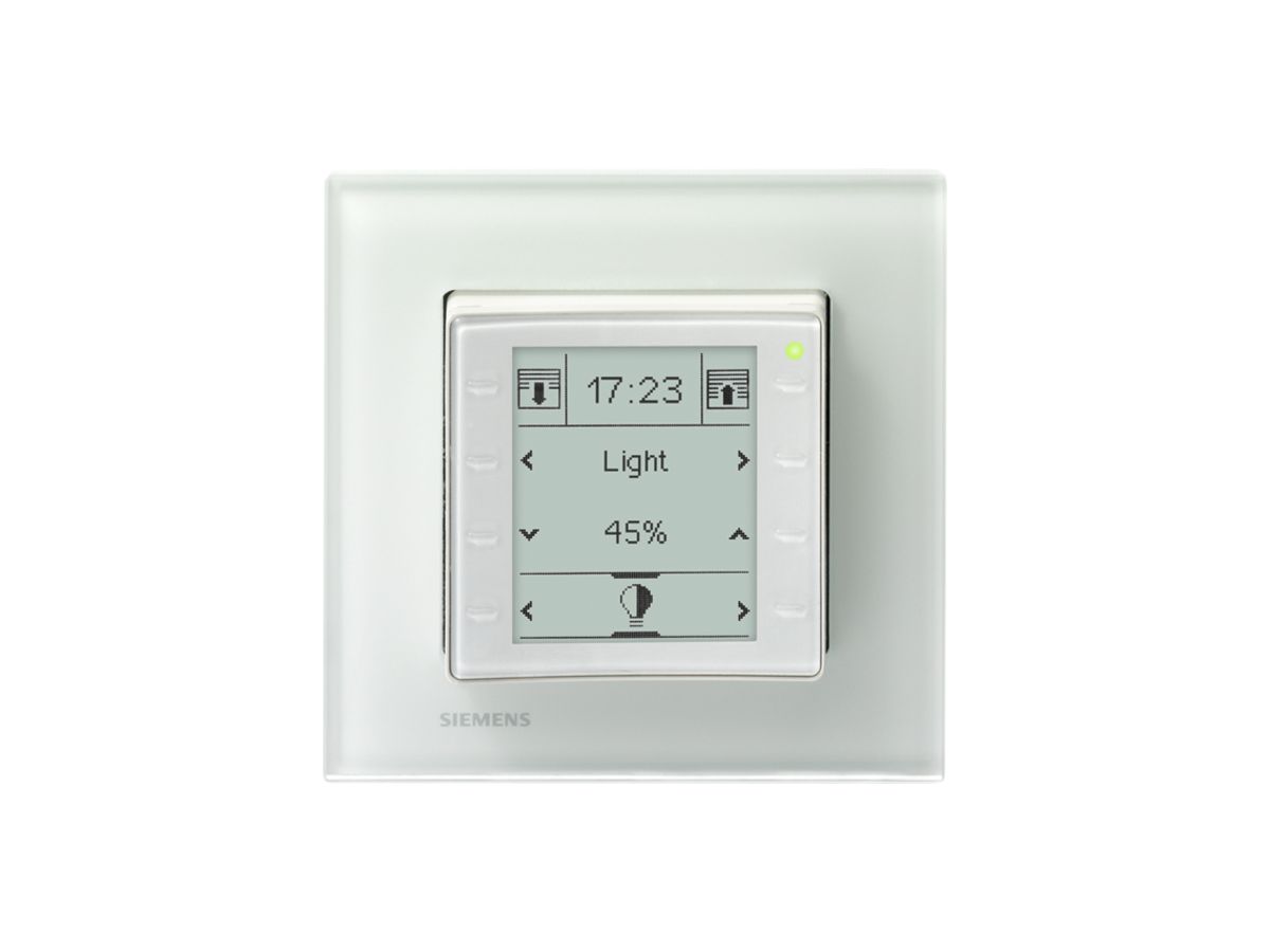 UP-KNX-Raumediengerät Siemens UP227+Montagepl.+60×60 Adapt.