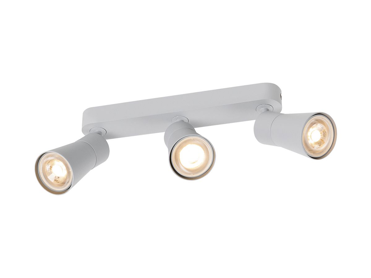 Spot SLV PURI 2.0 Cone CW GU10 3×6W DIM 258×42×138mm grau