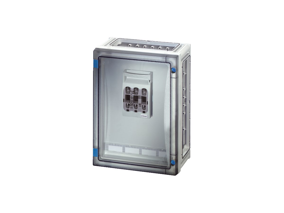 AP-Sicherungslasttrenngehäuse mit 1 Sicherung NH00-C 125A, Türe, ENYSTAR