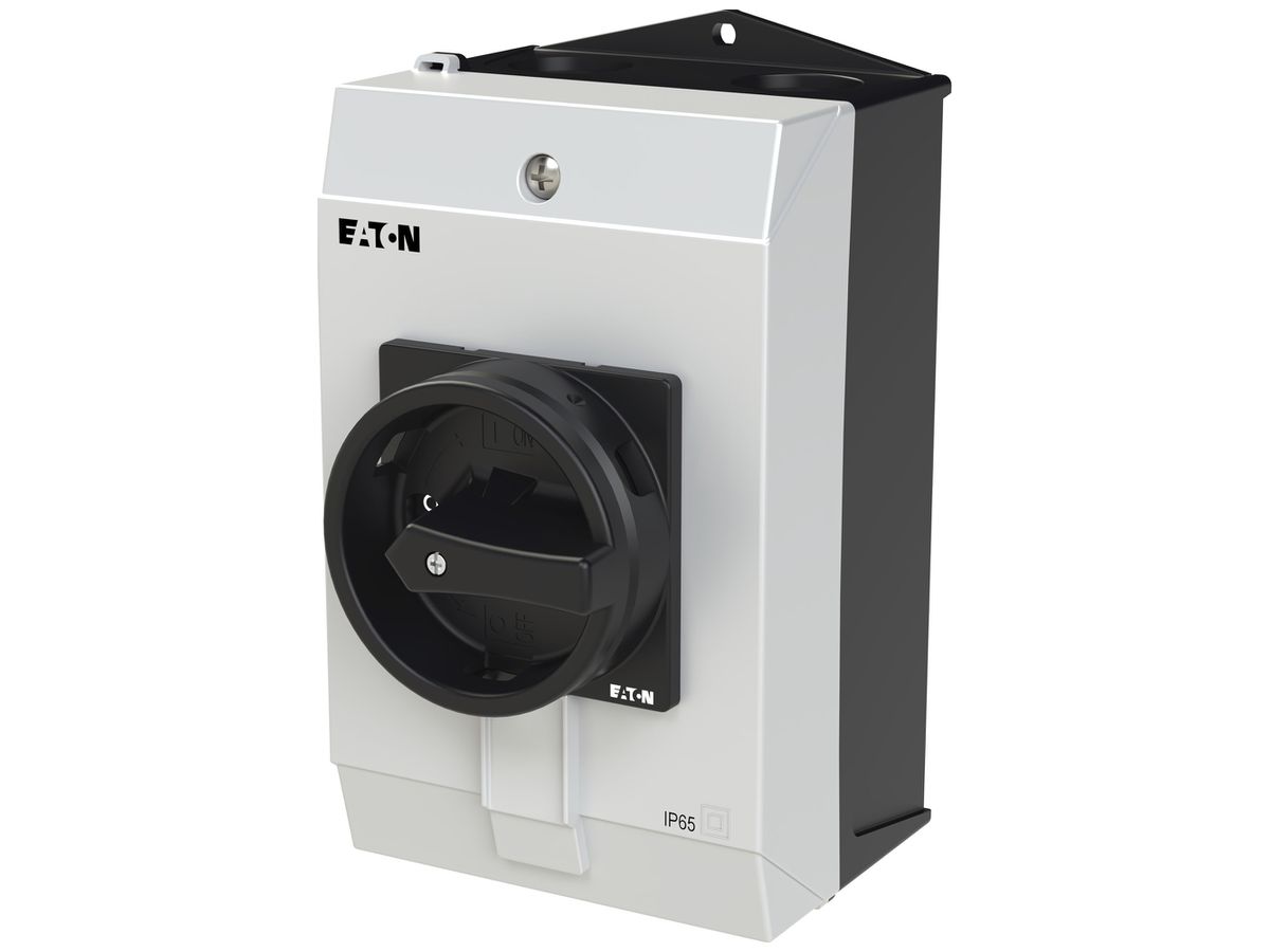 AP-Lasttrennschalter Eaton P1-32/I2/SVB-SW/HI11 3P 32A 690V 1NC 1NO IP65 schwarz