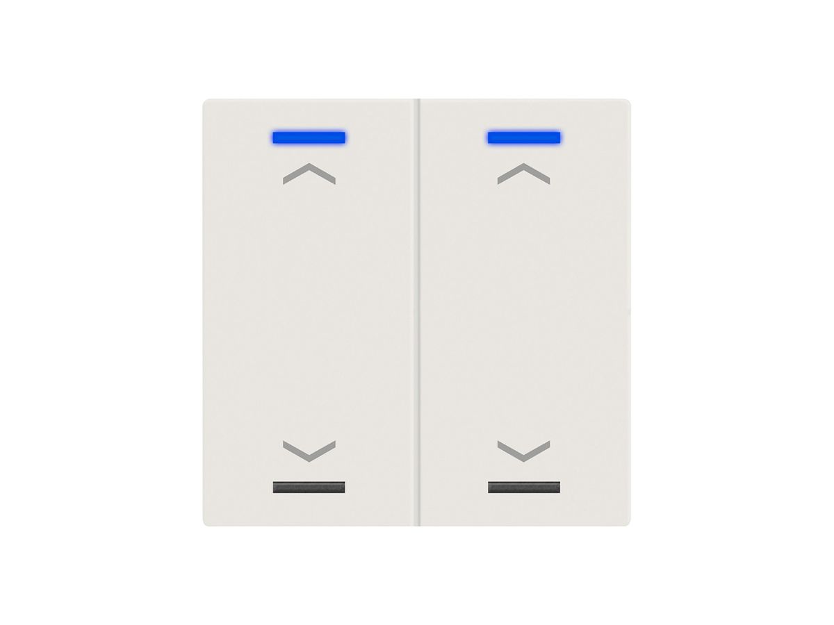 EB-Taster KNX RGBW MDT BE-TAL60T211.A1 2T/4B Temp.weiss matt "Jalousie"