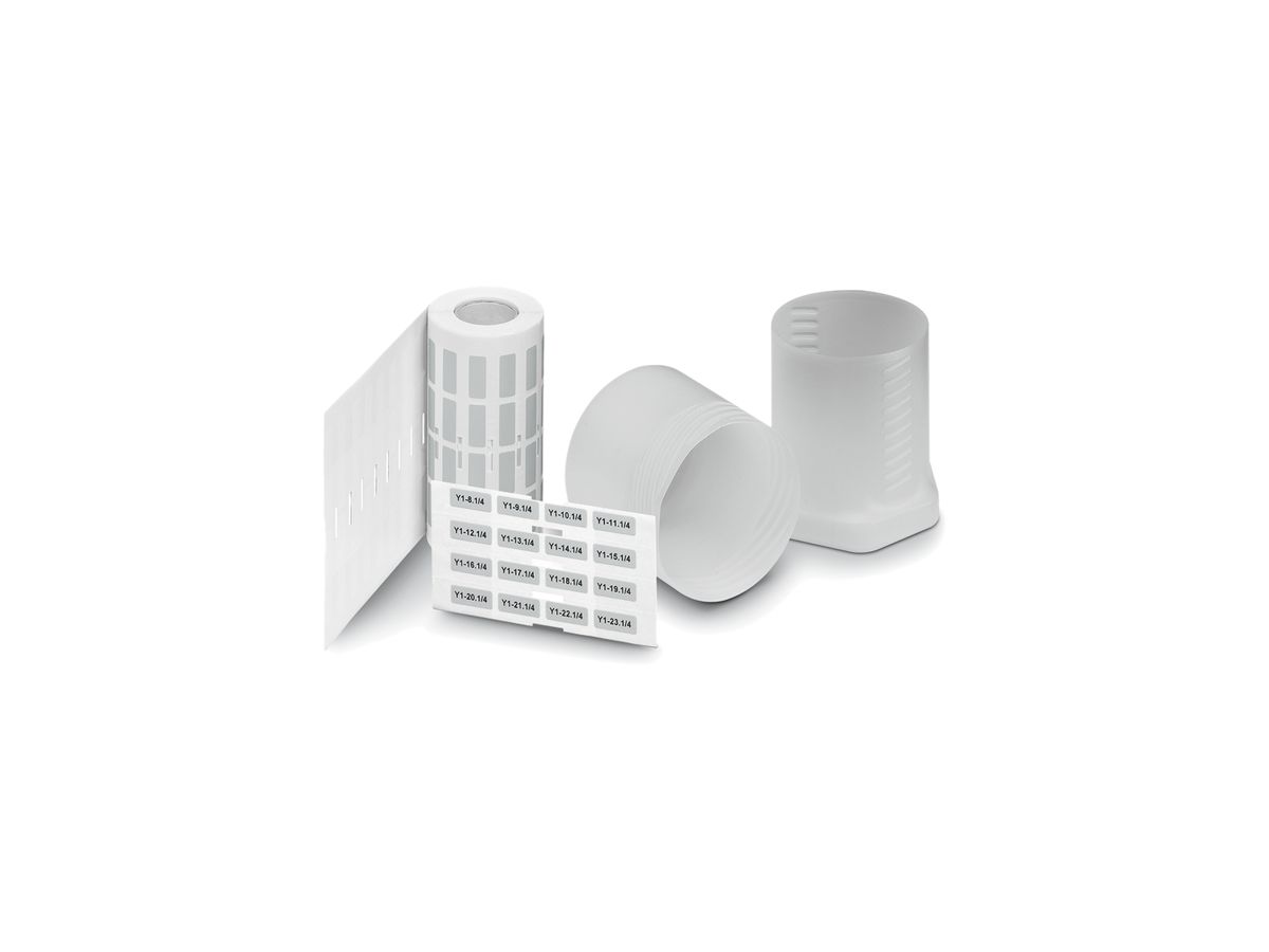 Etikettenrolle EML R SR silber 70×50mm, selbstklebend