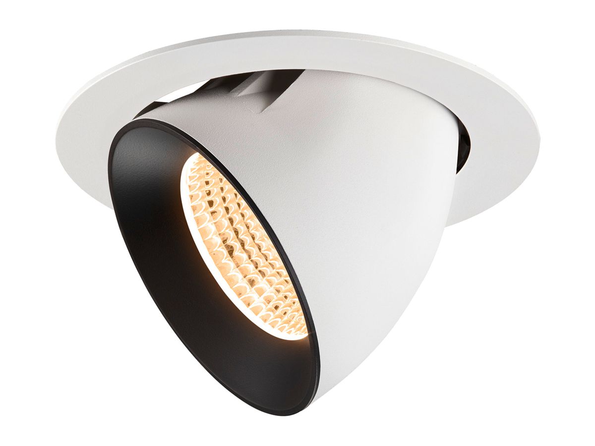 LED-Downlight SLV NUMINOS GIMBLE XL 24W 3500lm 2700K WB DALI Ø175 ws/sz