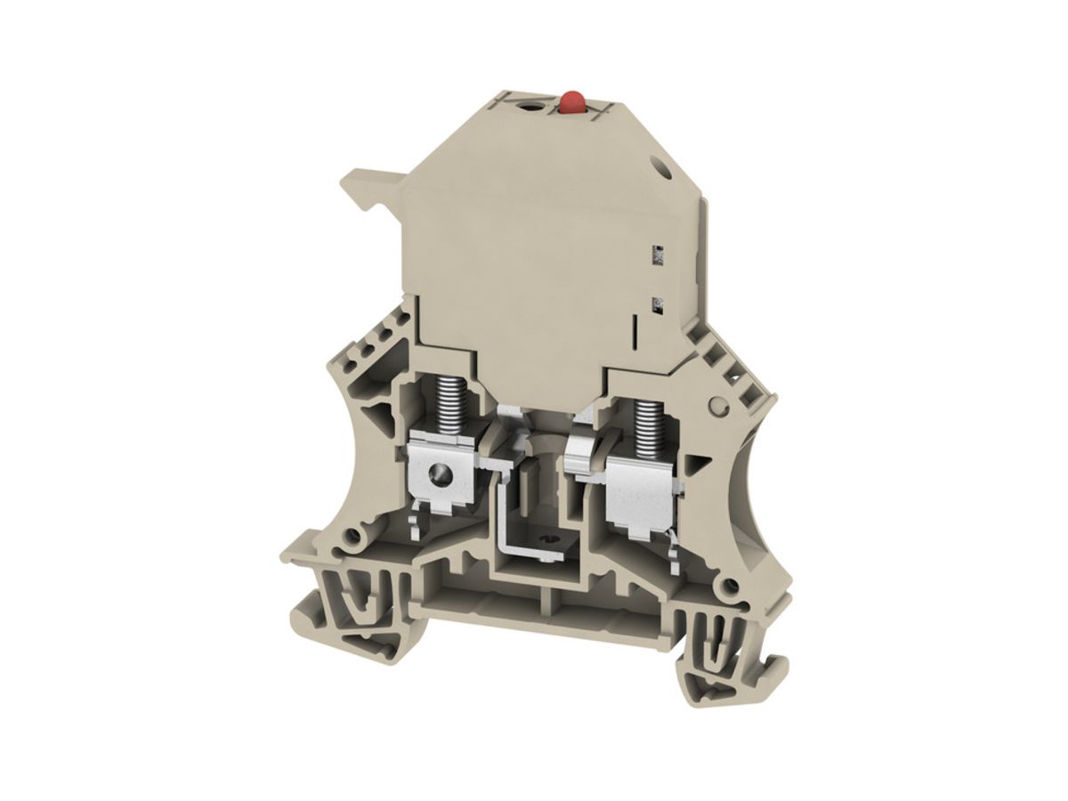 Sicherungs-Reihenklemme Weidmüller WSI /LD 250AC LLC Schraub.6mm² TS35 beige