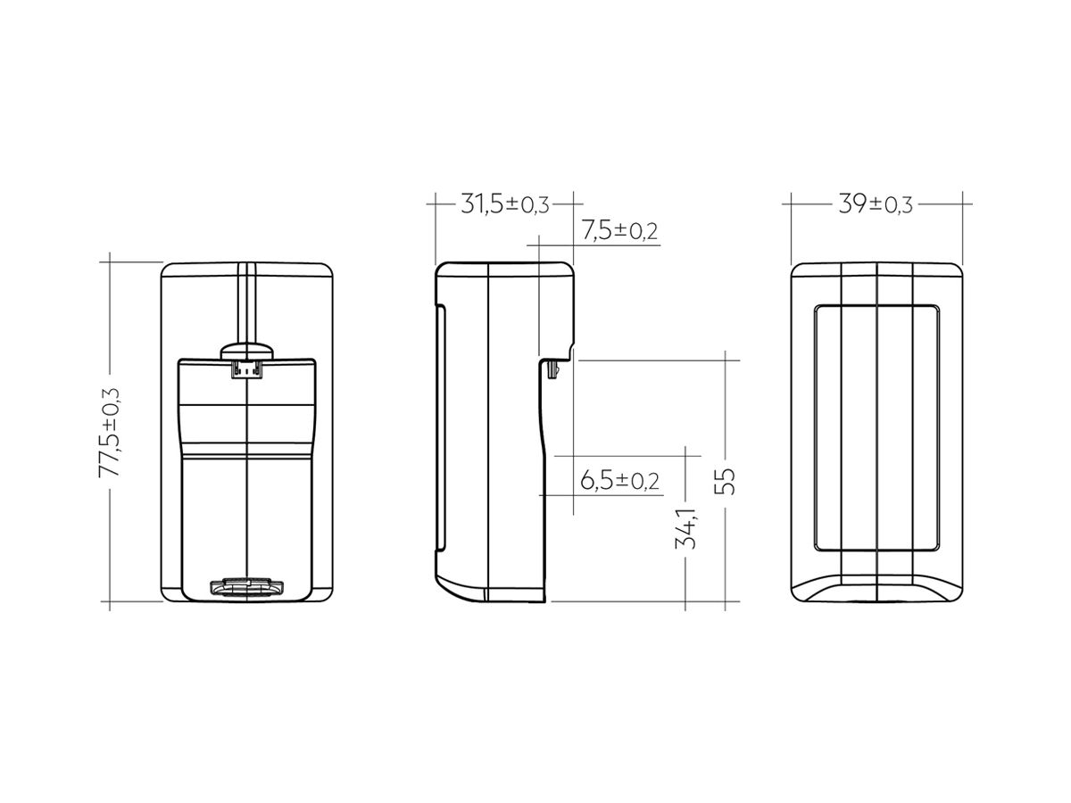 Hochtemperatur-Akku Tridonic LiFePO4 3Ah, 3.2V×2Zellen für Notlichteinheit