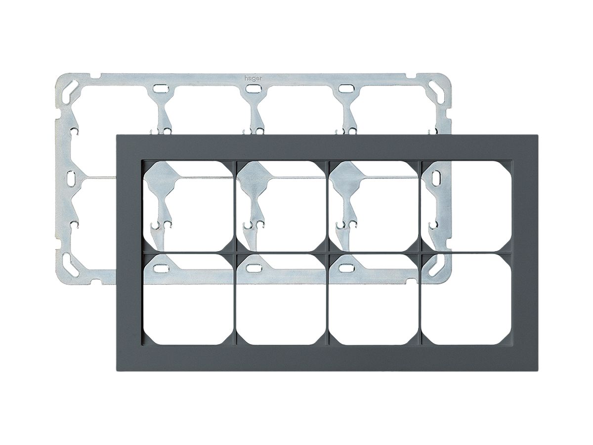 UP-Kopfzeile kallysto.pro 2×4 anthrazit horizontal