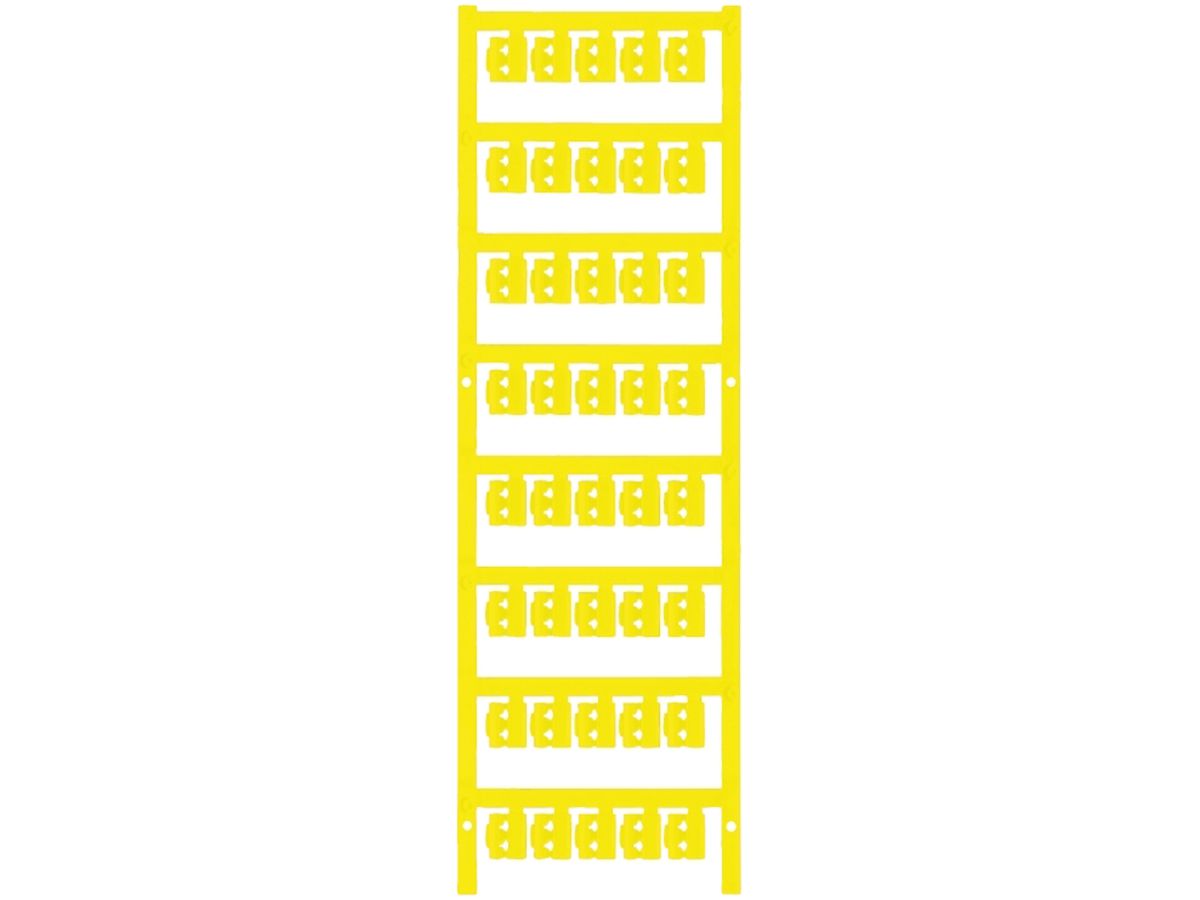 Leitermarkierer Weidmüller MultiCard SFC für Ø1.5…2.5mm 12×5.8mm PA66 gelb