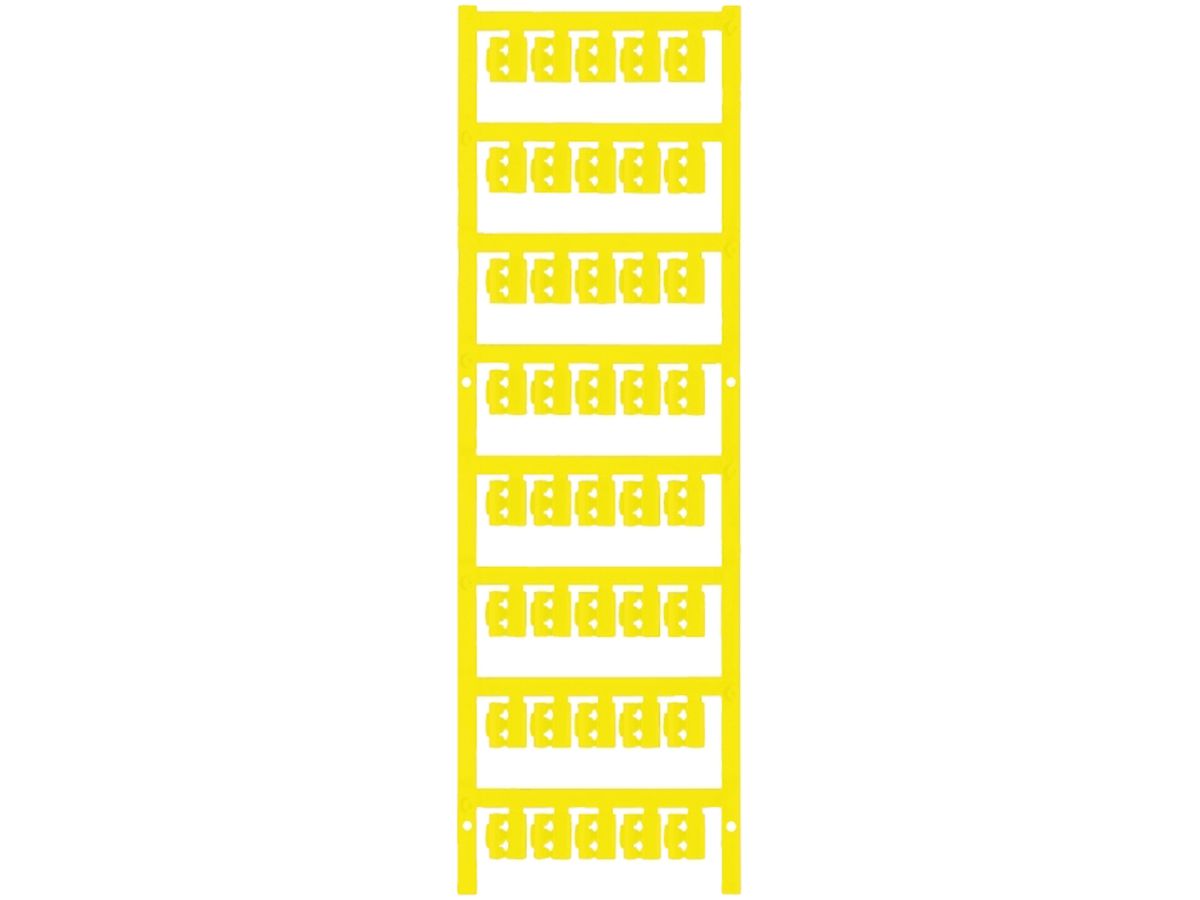 Leitermarkierer Weidmüller MultiCard SFC für Ø1.5…2.5mm 12×5.8mm PA66 gelb