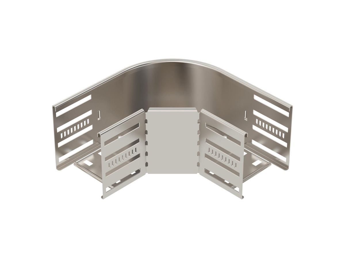 Bogen BET RB 90° 110×100mm Edelstahl A2 blank