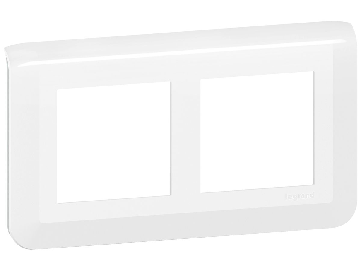 UP-Abdeckrahmen Mosaic 2×2 Module horizontal 139×82mm weiss