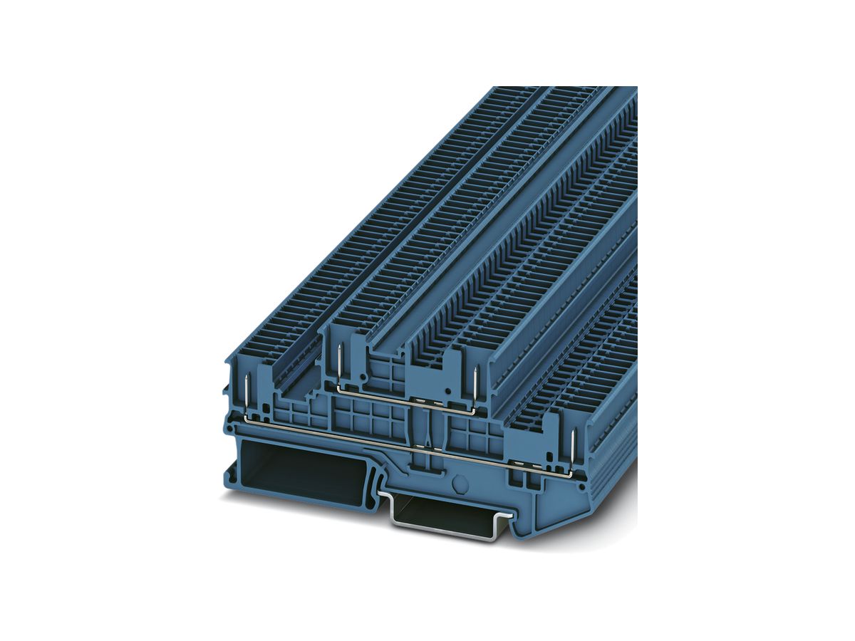 Doppelstockklemme 0.14…1.5mm² blau Steckan.PTTB 1.5/S/4P BU