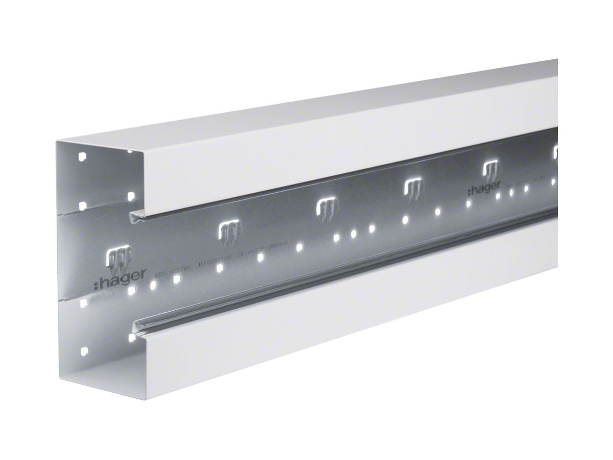 Brüstungskanal tehalit BRS 170×85×2000mm Stahl verkehrsweiss