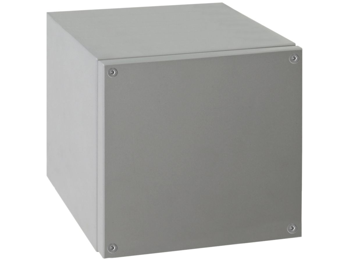 AP-LED-Wandleuchte Cube/W1 5W 3000K, einseitig, alu