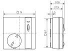 Raumthermostat Theben Ram 714A