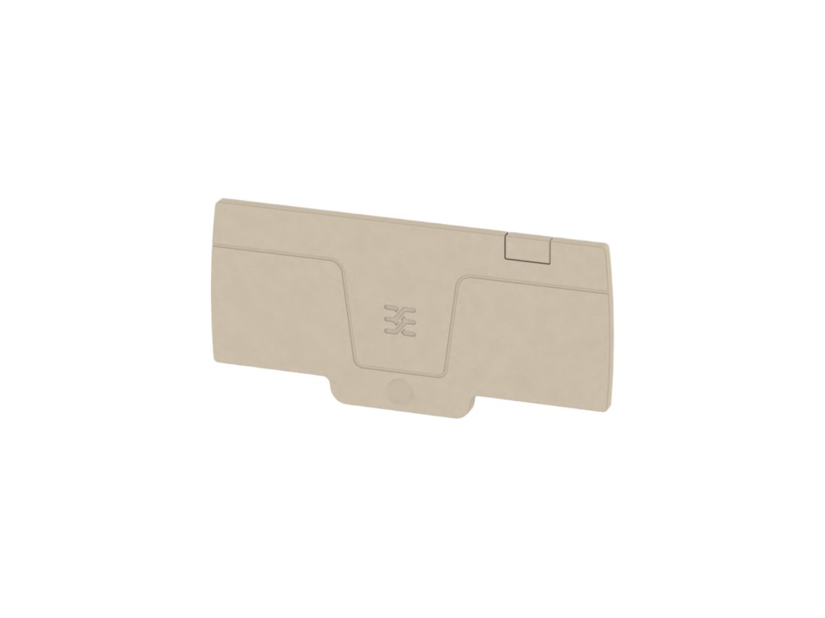 Abschlussplatte Weidmüller A-Reihe AEP AP11 84×2.4mm, beige