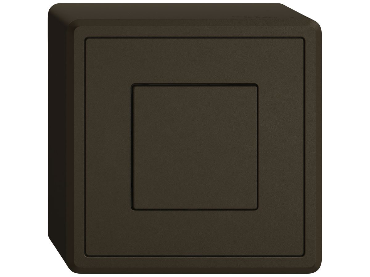 AP-Taster KNX RGB EDIZIO.liv KNX Basic SNAPFIX® 1T 1B LED umbra