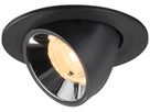 LED-Downlight SLV NUMINOS GIMBLE S 6.7W 1050lm 3000K MB DALI Ø90 sz/cr