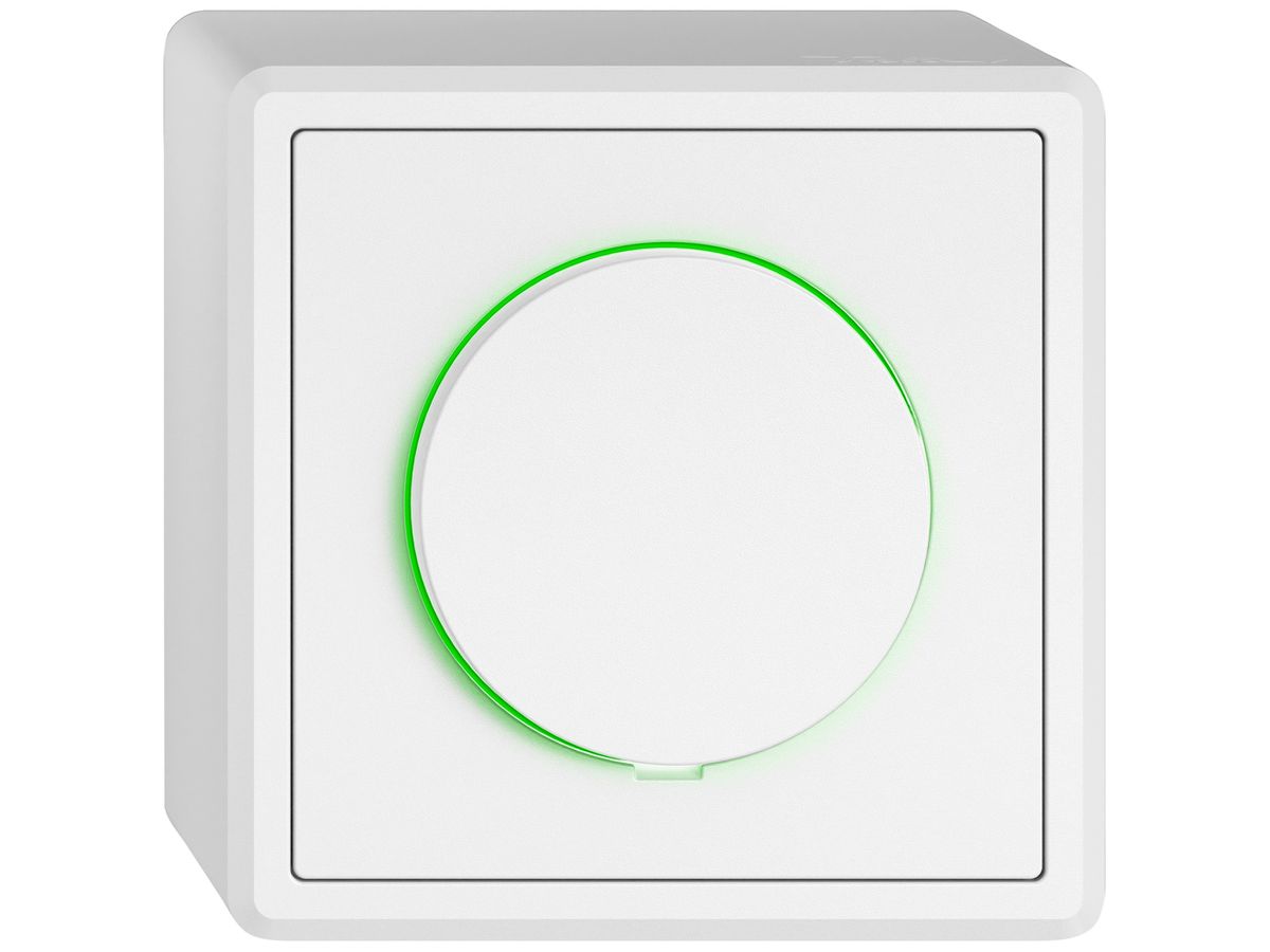 AP-Dimmer EDIZIO.liv SNAPFIX® Univ.bel.gn 4…400W/4…400VA/4…200W/VA ws