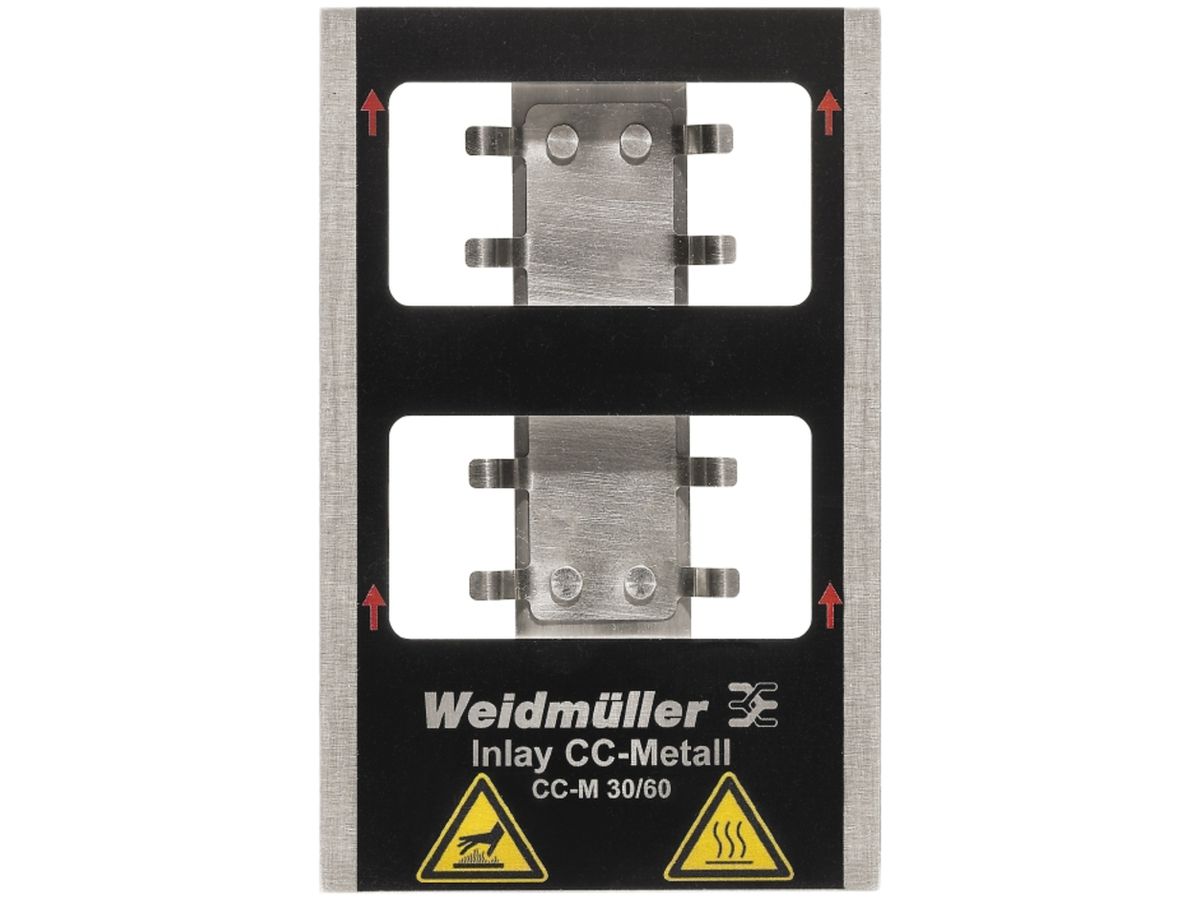 Inlay Weidmüller MetalliCard INLAY CC-M 30/60 für Gerätemarkierung