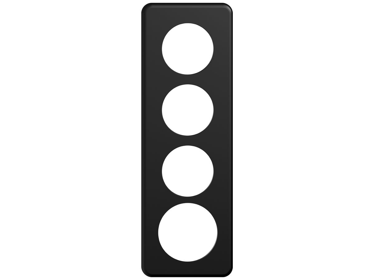 UP-Abdeckplatte STANDARDdue SNAPFIX® 4×1/1×4 3×Ø50 1×Ø58 90×270mm sz