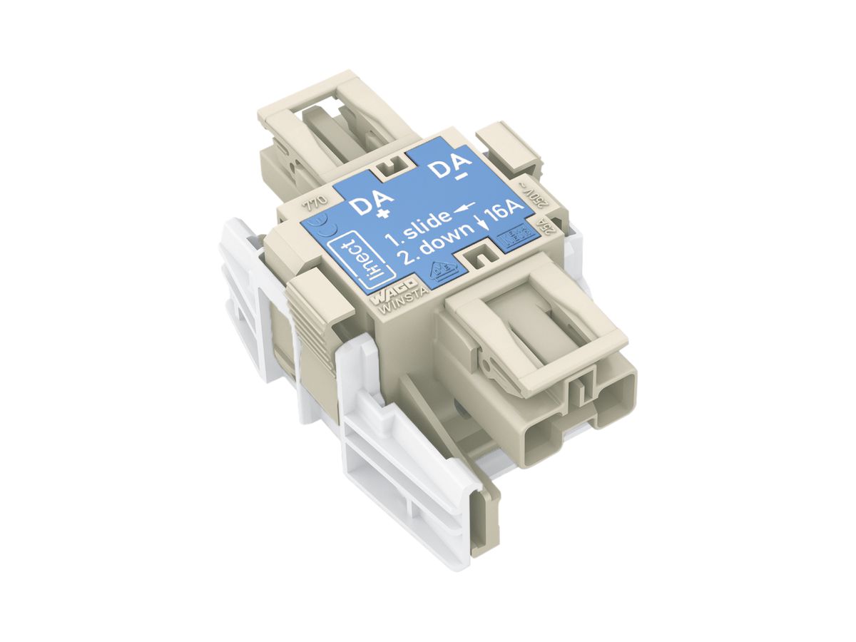 T-Steckvorrichtung LINECT Buchse-Stecker 2L für DALI weiss