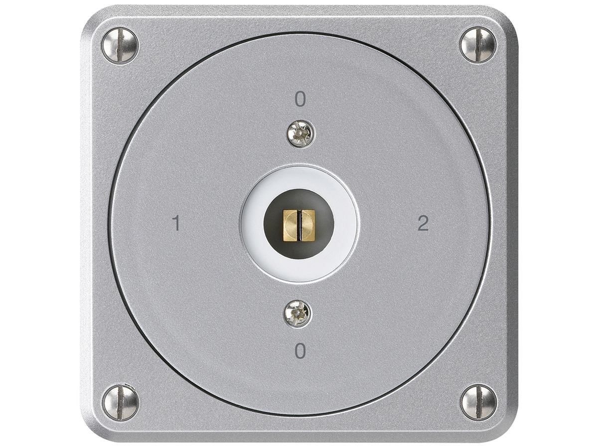 UP-Steckschlüsselschalter robusto ohne Klappdeckel 2/1P aluminium Vierkant