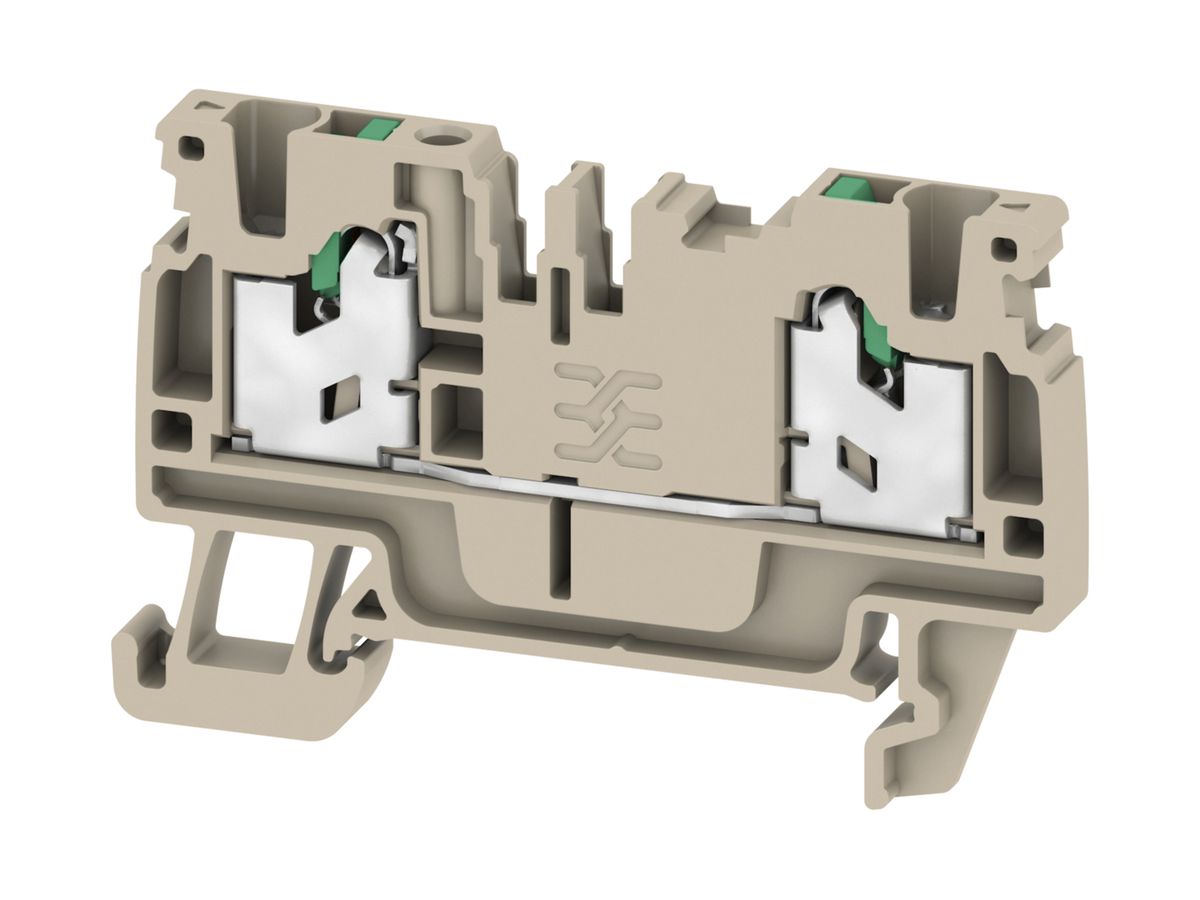 Durchgangs-Reihenklemme 0.34…2.5mm² 24A 800V TH35/G32 beige