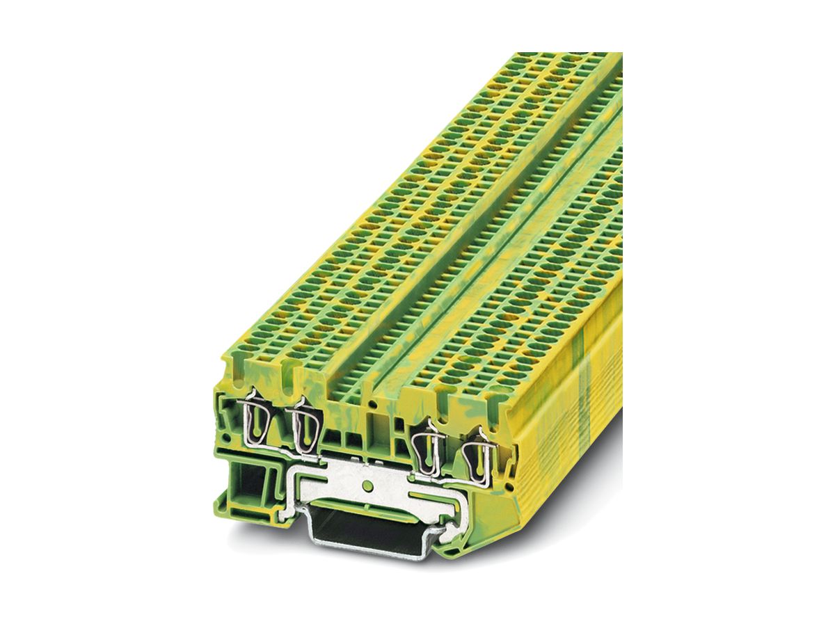 Durchgangsreihenklemme 0.08…1.5mm² grün/gelb ST 1.5-QUATTRO-PE