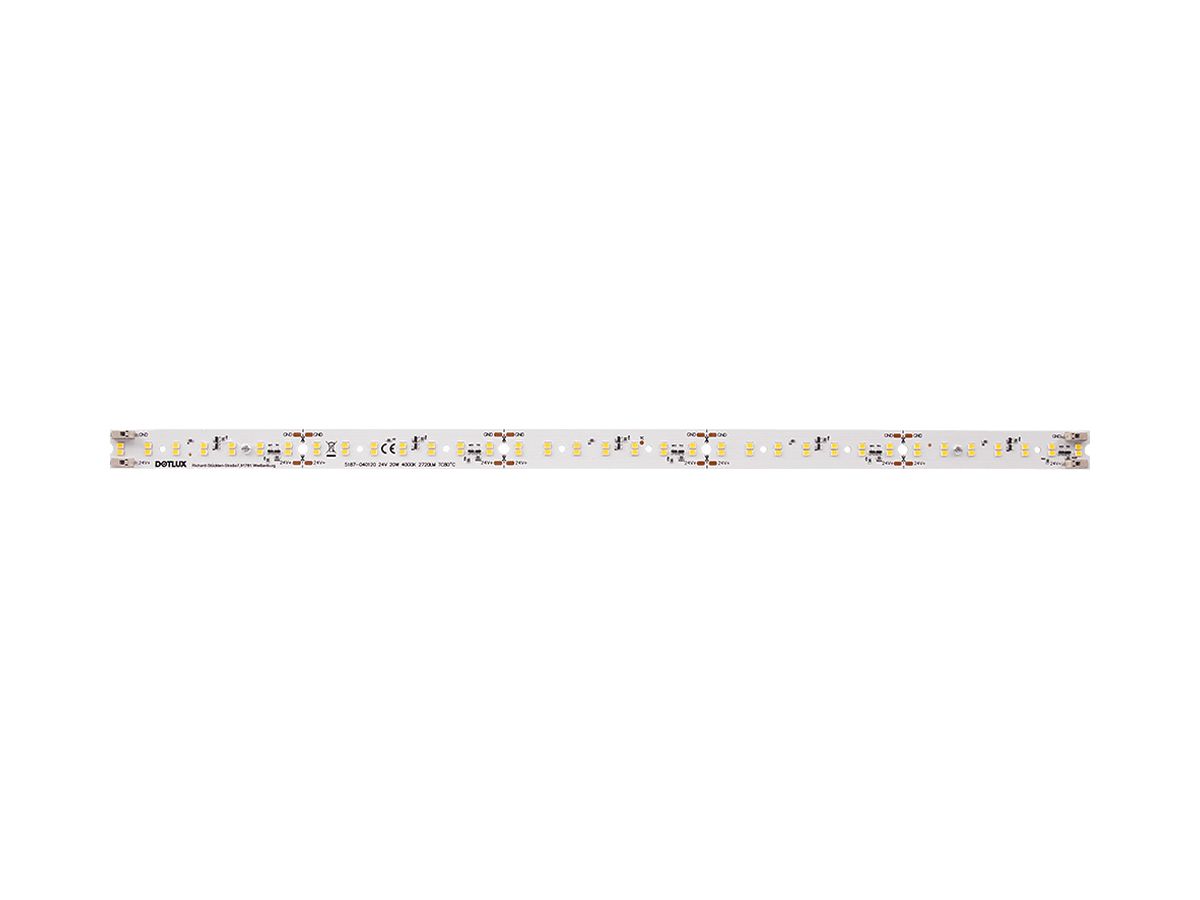 LED-Modul DOTLUX QUICK-FIX 24V 10W 1250lm 3000K 15×500mm 12Stück