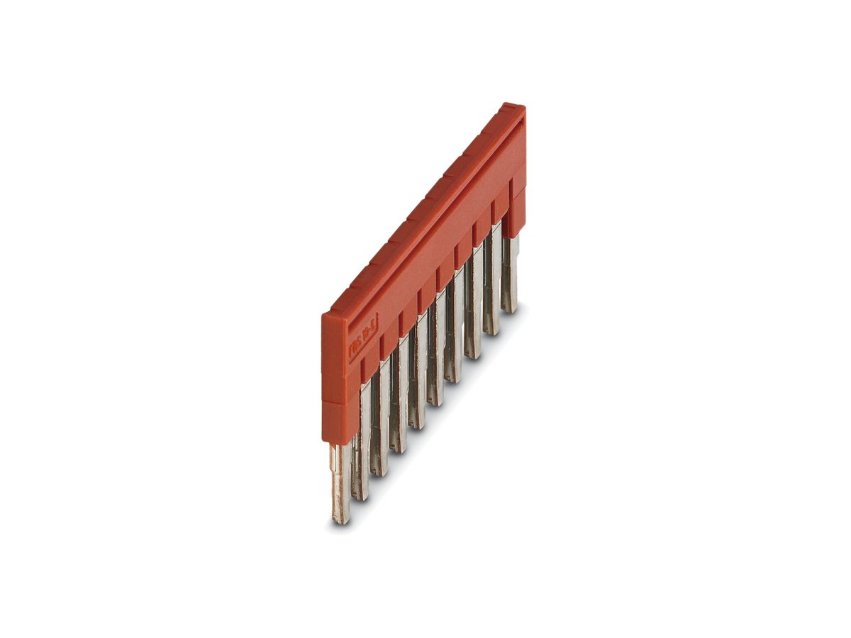 Steckbrücke 5mm 10L rot CLIPLINE