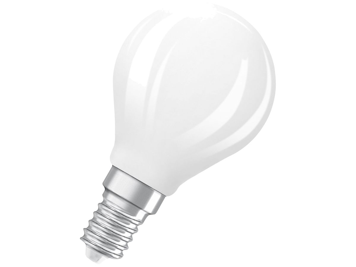 LED-Lampe LEDVANCE CLASSIC P E14 1.8W 250lm 827 DIM mattiert Ø45×80mm