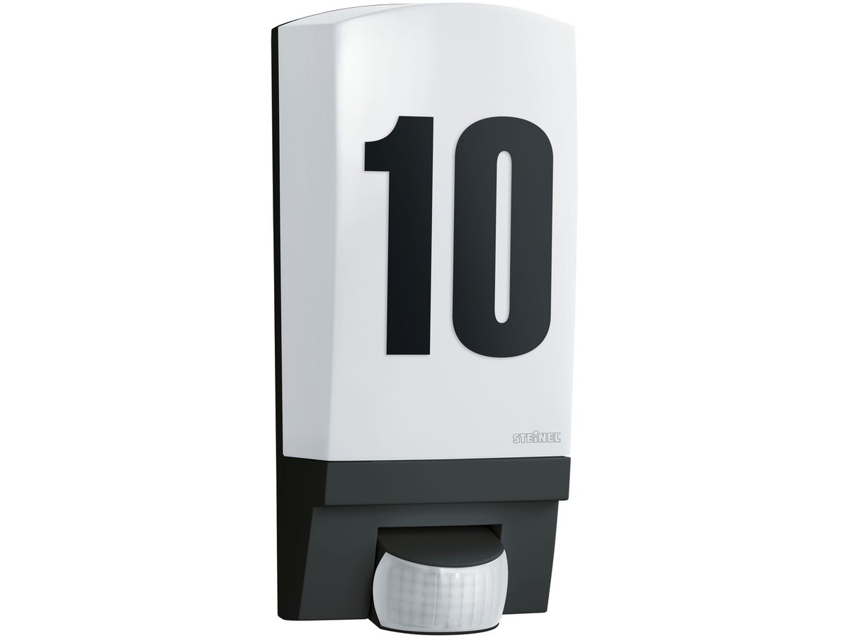 Wandleuchte Steinel L 1 PIR E27 60W IP44 schwarz