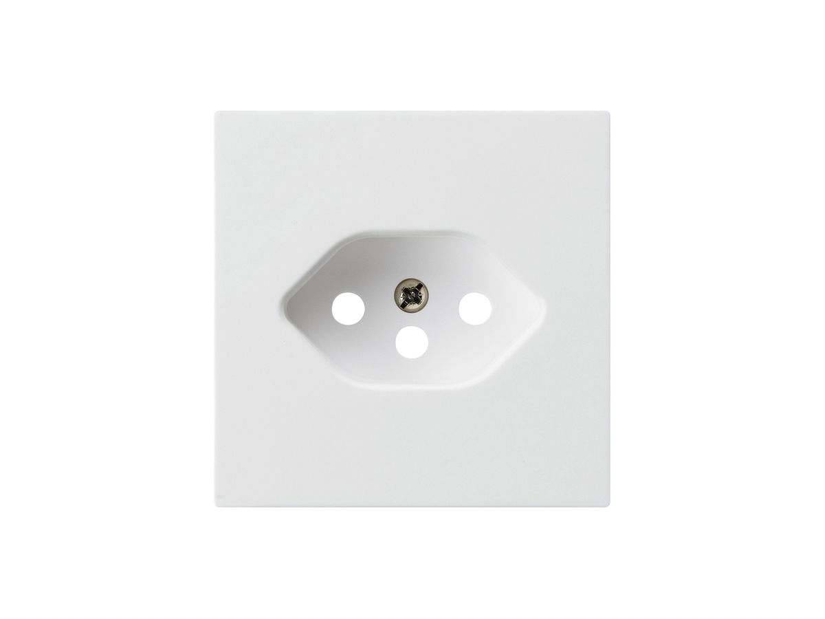 Frontplatte kallysto T13 weiss 60×60mm für Steckdose T13