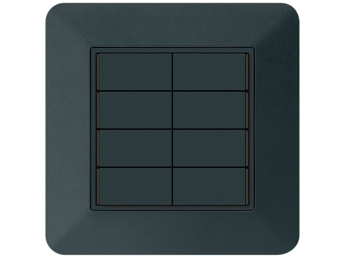 UP-Taster KNX KTR 8×Tasten 8×Betätigungspunkte LED schwarz