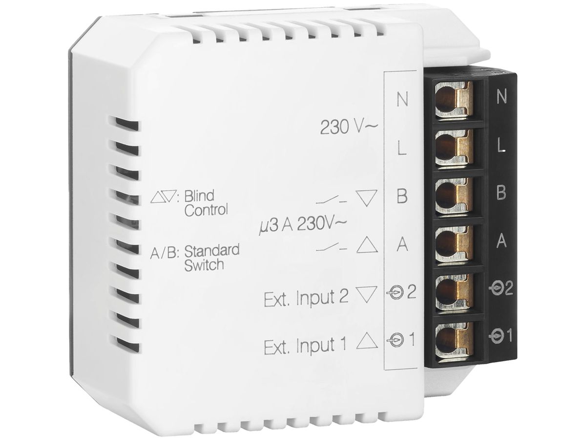 EB-RF-Schaltaktor mi.puck switch EA 46.22 pro4, 2-Kanal 230V/3A, BT