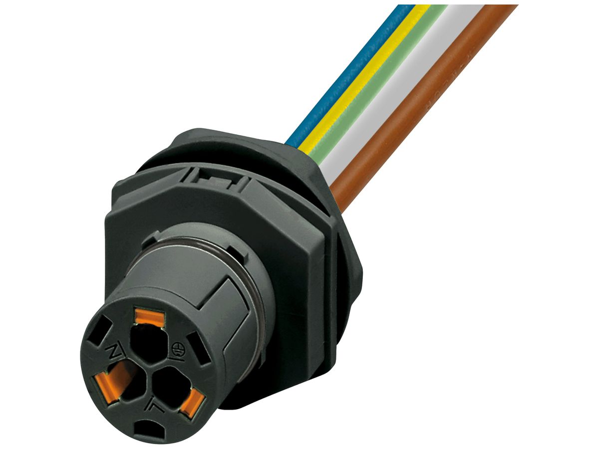 Wanddurchführung PX IPD WD Feldstecker 3P 16A 450V M25 sz IP66 0.5m
