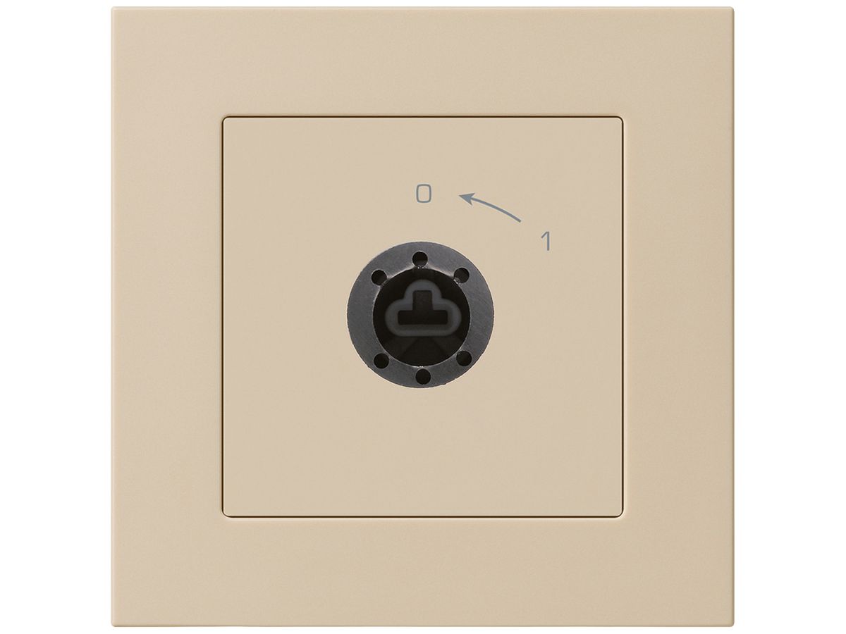 UP-SchwenkTaster 0<-1/1L kallysto.pro beige für Schloss ohne Zylind