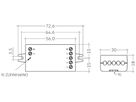 LED-Dimmer Tridonic PWM CV 4CH für 12…24V-Konverter, Bluetooth, RGBW, TW