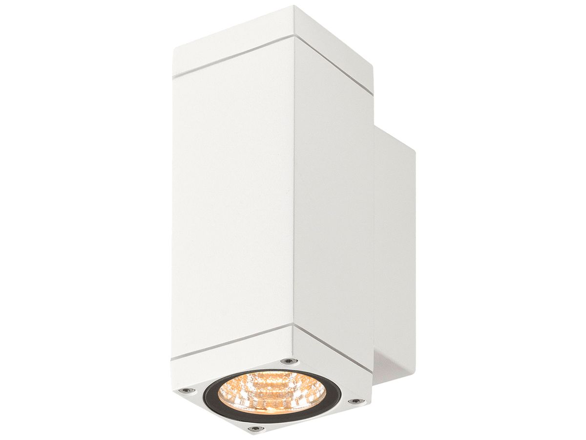 LED-Wandleuchte SLV THEO PRO S 6W 600lm 2700K IP65 direkt weiss