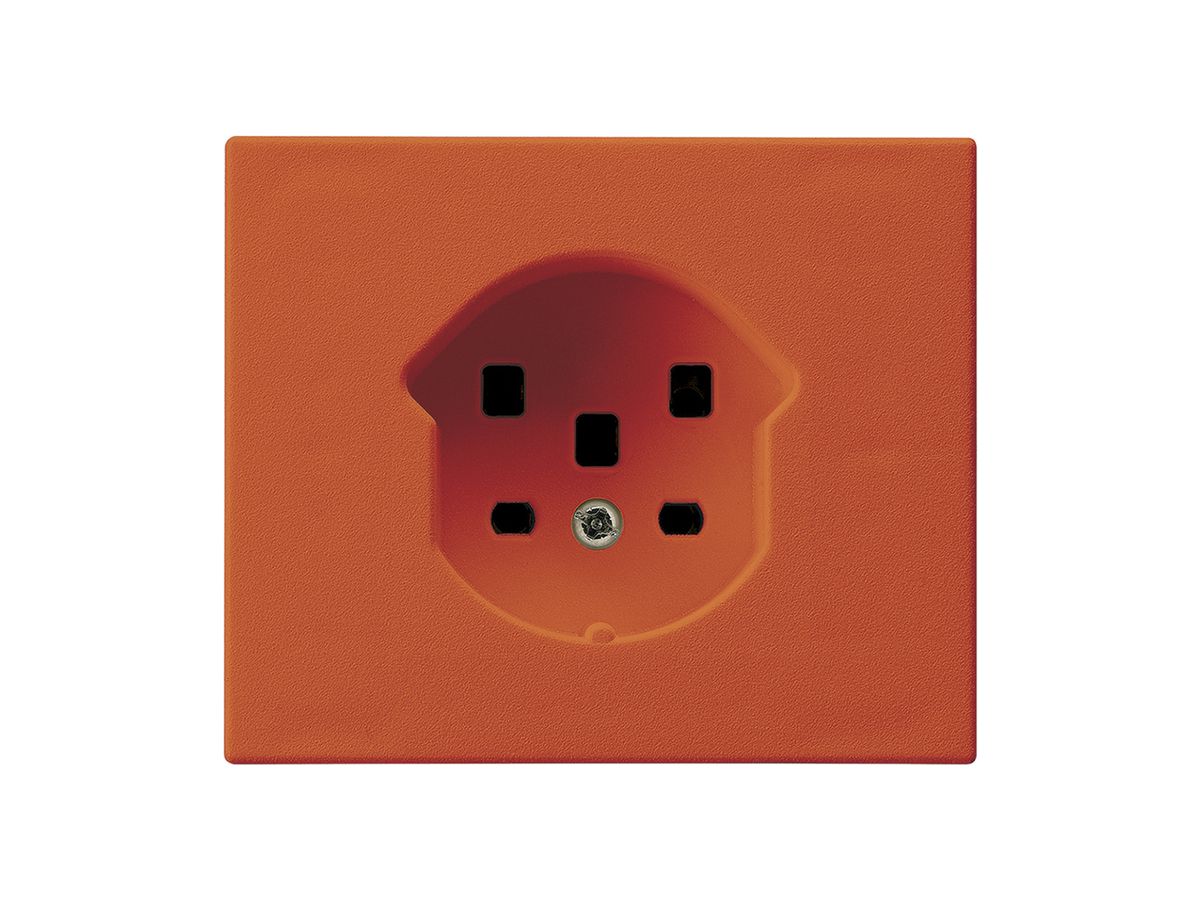 FLF-Steckdose HA Typ 25 mit Steckklemmen mit Rastfeder orange