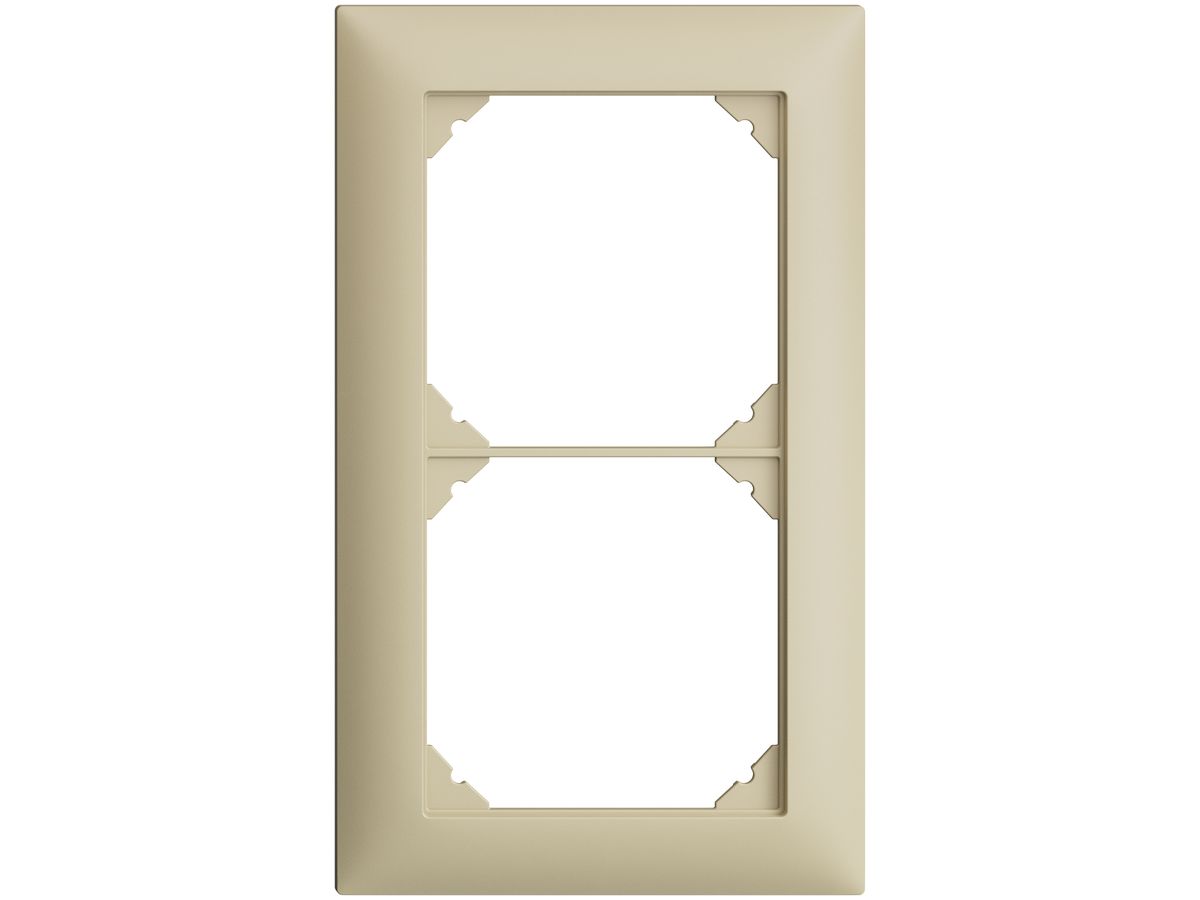 Abdeckrahmen EDIZIOdue 1×2 vanille